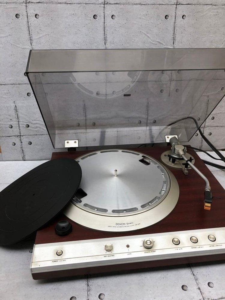 Denon DP-40F Direct Drive Automatic Turntable Vintage Japan Tested Working