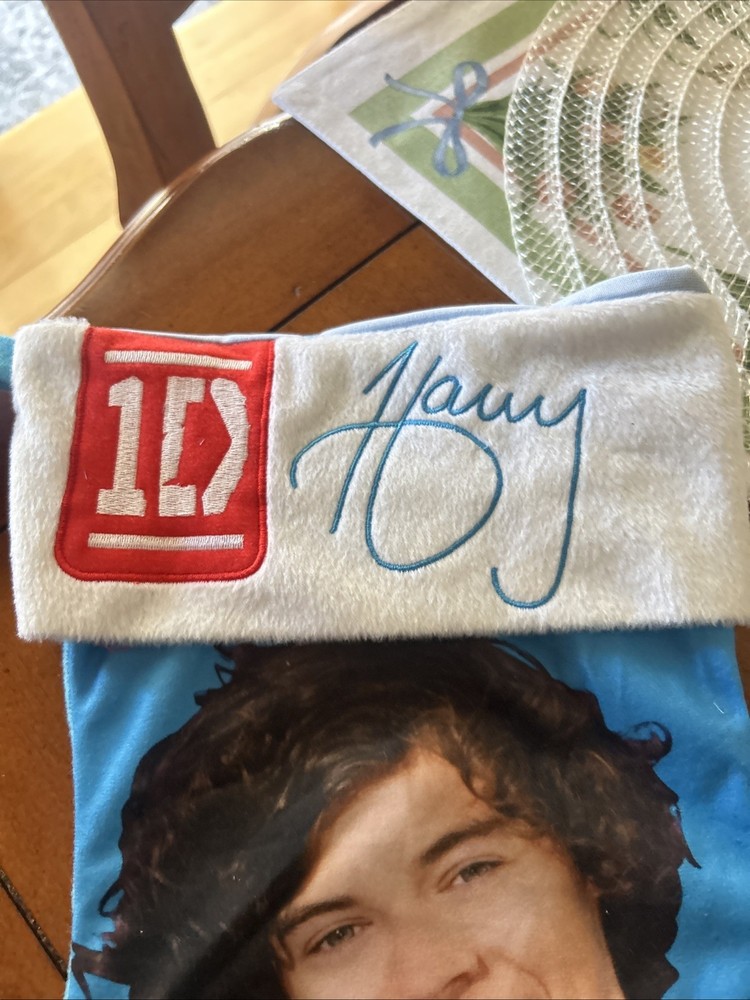 Harry Styles 1D Embroidered Signature Stocking 2012