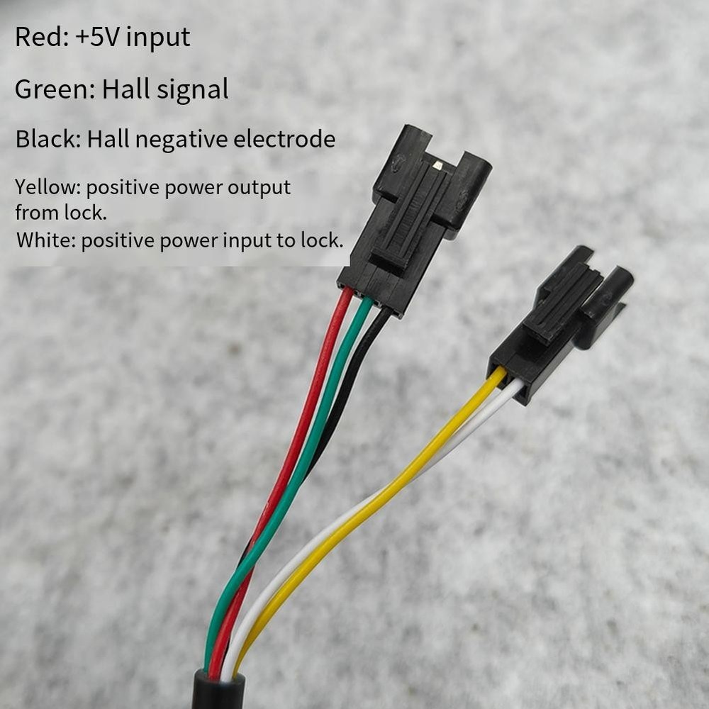 Throttle Handlebar Hall Signal Output Plastic Construction Plug-and-play Cable