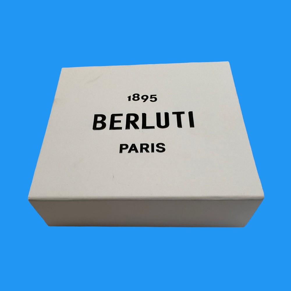 Authentic Berluti Paris Empty Small Gift Storage Slide Out Box  7.25”x7.75”2.5”