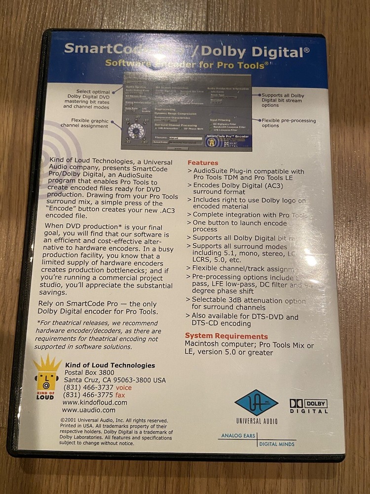Kind of Loud Technologies Smart code Pro/Dolby Digital