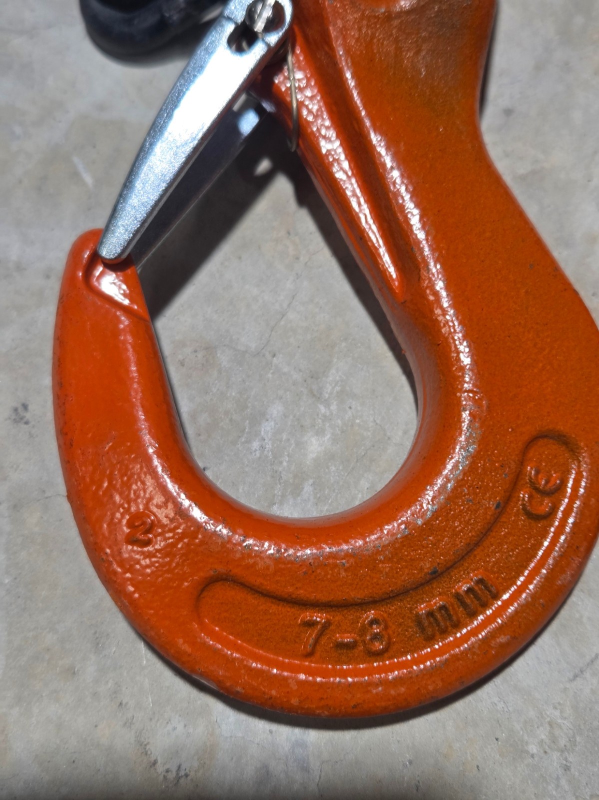 John Sakash 6’ reach 9/32” Grade 80 QOS 4 Legged Lifting Sling CM USA made Chain