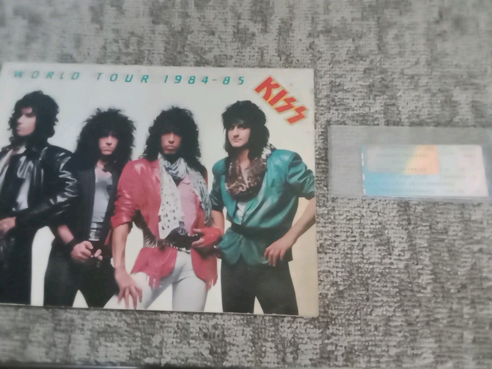 Kiss 💋 Ticket Stub History Animalize Tour 12-30-84,🎸 Milwaukee Wisconsin,Mecca