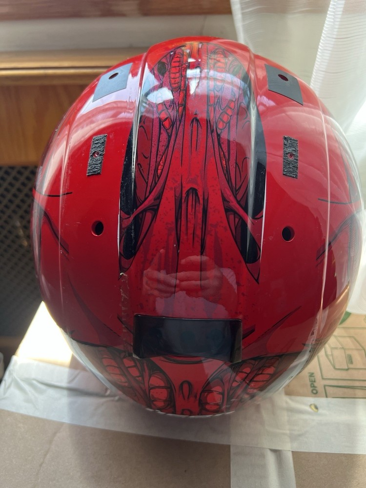 Icon Speedfreak Red Motorcycle Helmet