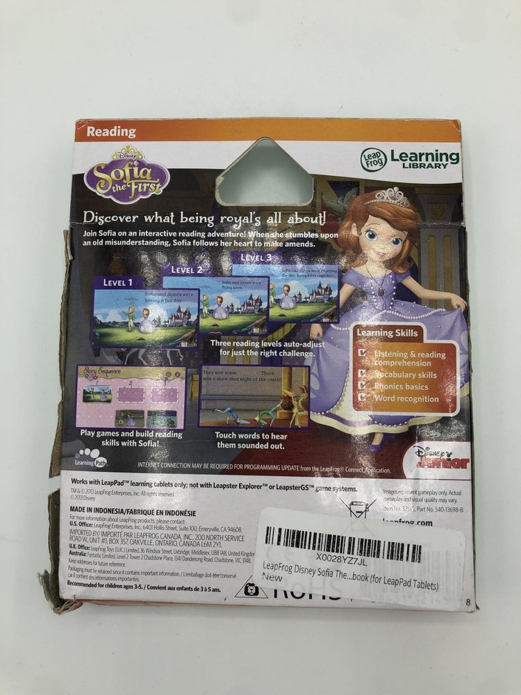 LeapFrog Disney Sofia The First Sofia's New Friends Interactive Storybook for L