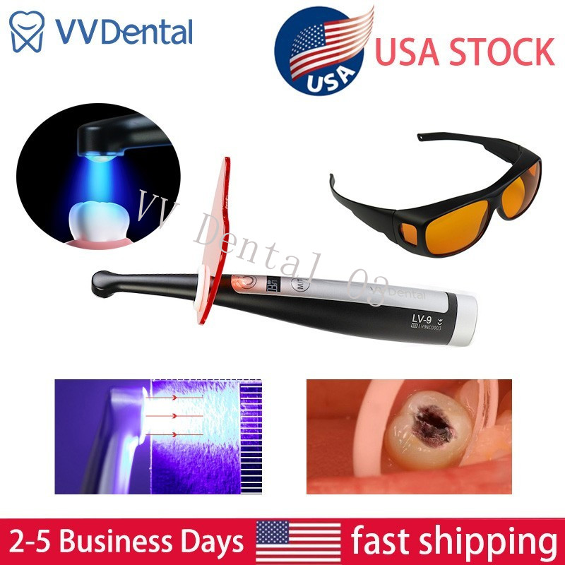 Dental Light Curing Lamp Wireless LED 1 Sec Light Cure Tools Resin Curing Lamp