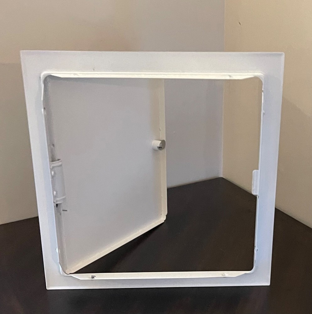 Acudor flush metal access door 12x12 white