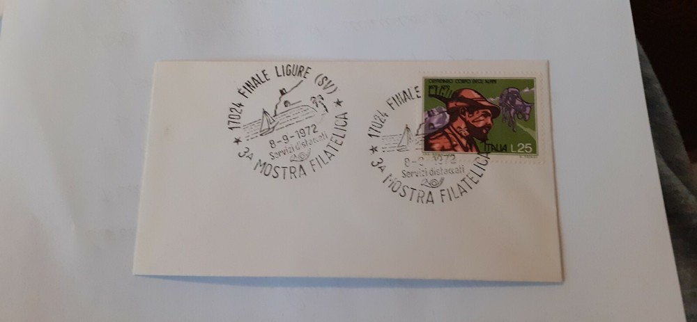 Ligurian final year sachet 8/9/1972.
