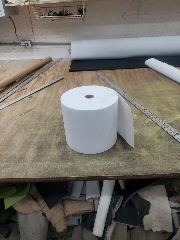 9" White Elastic EL89
