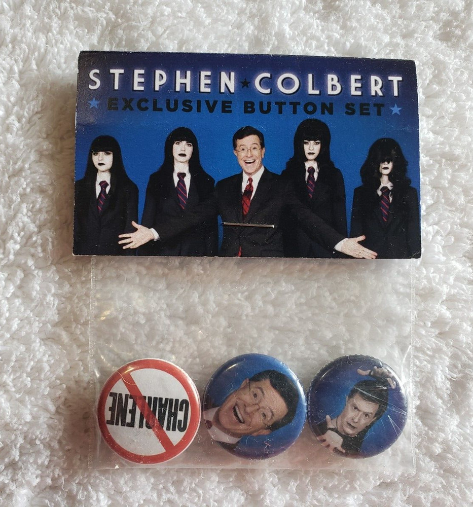 Oliva Jean Black Belles Stephen Colbert Button Stickers Bundle Third Man Records