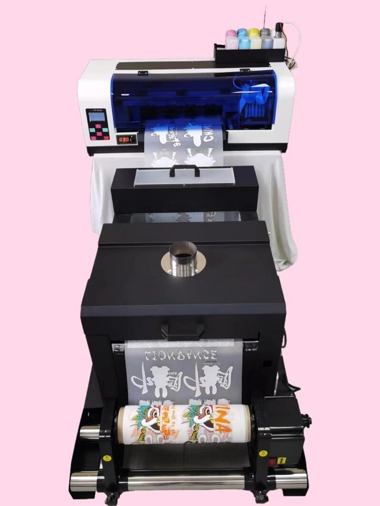 A3 Plus XP600 DTF Printer Includes Ink, Film, Powder, Software, Shaking Dryer