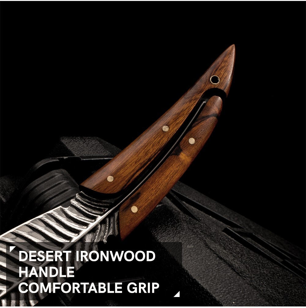 Damascus Steel Fixed Blade Knife Collectible Knives Fixed Blade Knife Full Tang