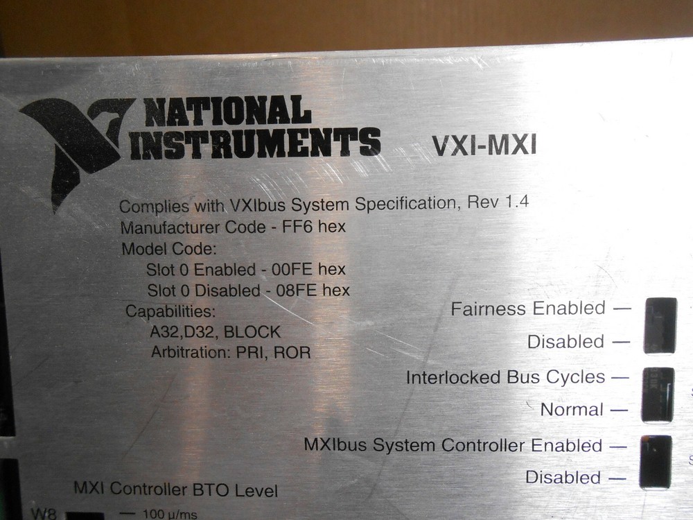 NATIONAL INSTRUMENTS VXI-MXI 181045-01 REV G4 VXIbus C - SIZE MODULE