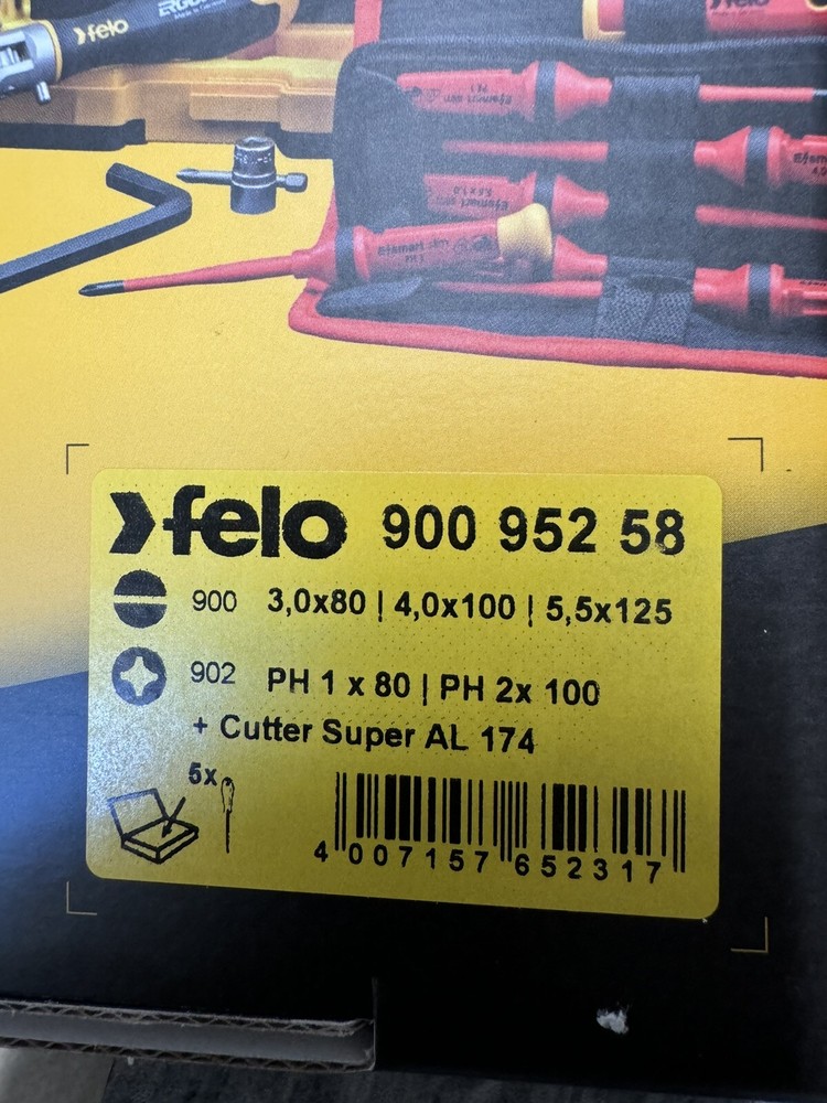 Felo Screw Driver Set #9 Best Quality Screw Driver German Made