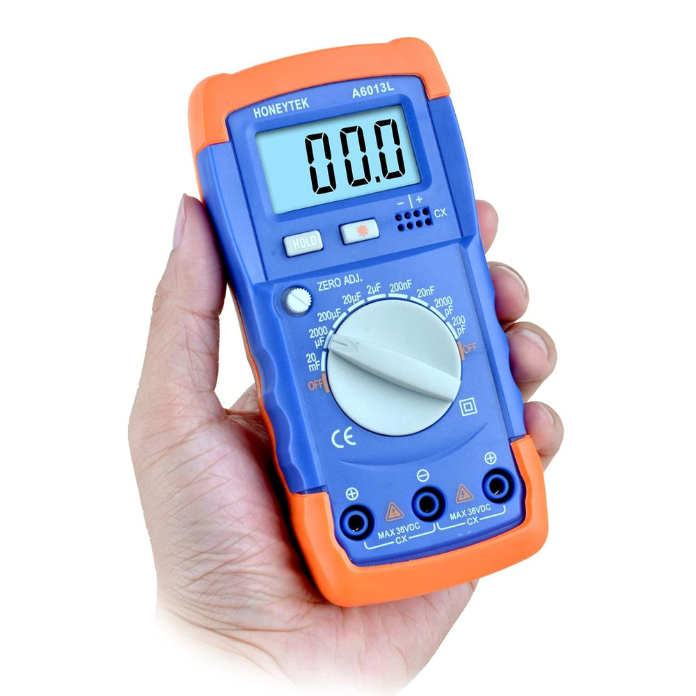 A6013L Capacitance Meter Capacitor Electronic Measuring Capacitance Tester