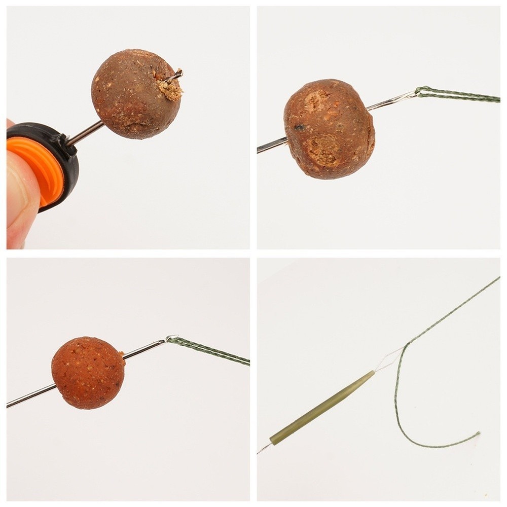 6pcs Fishing Bait Needles for Carp Angling Hook Link Making Compact and
