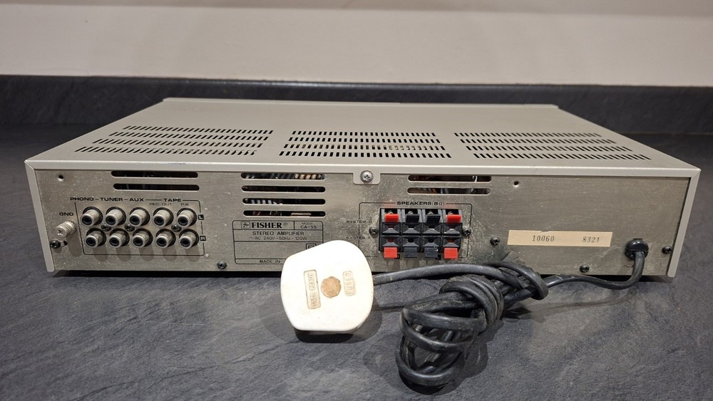 Fisher CA-55 Integrated Stereo Amplifier. 5 Band Graphic Equaliser