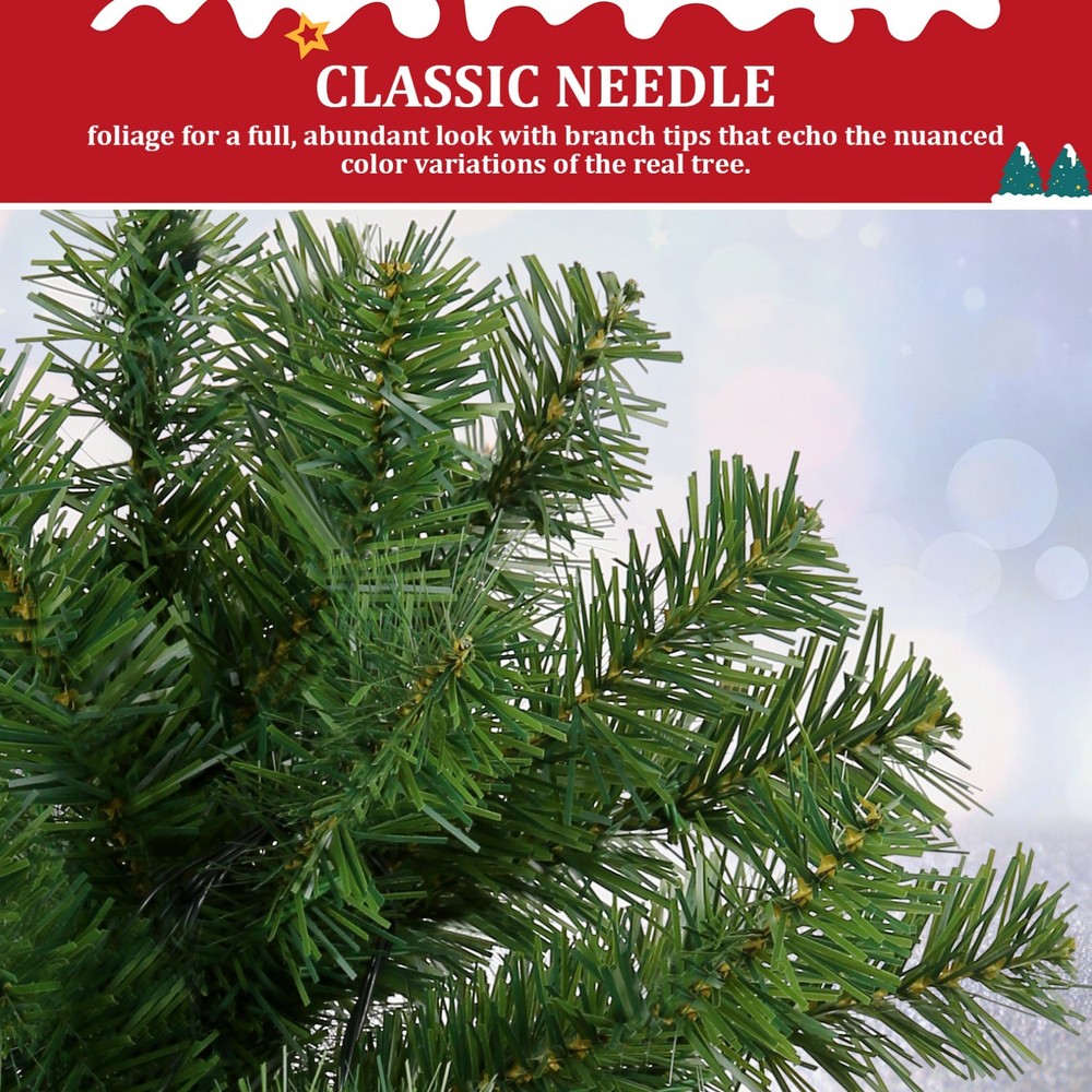 6FT Artificial Christmas Tree for Holiday Decor. 800 Branch Tips&Foldable Stand✨