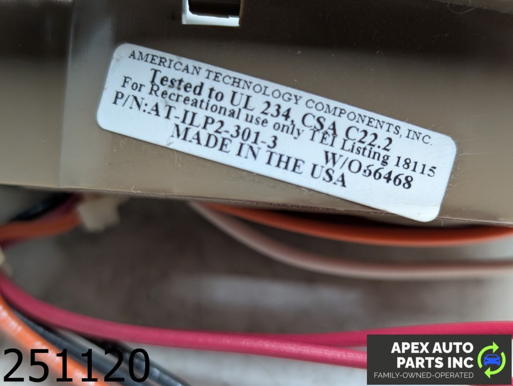 OEM 2005 Ford E-150 5.4L map reading light