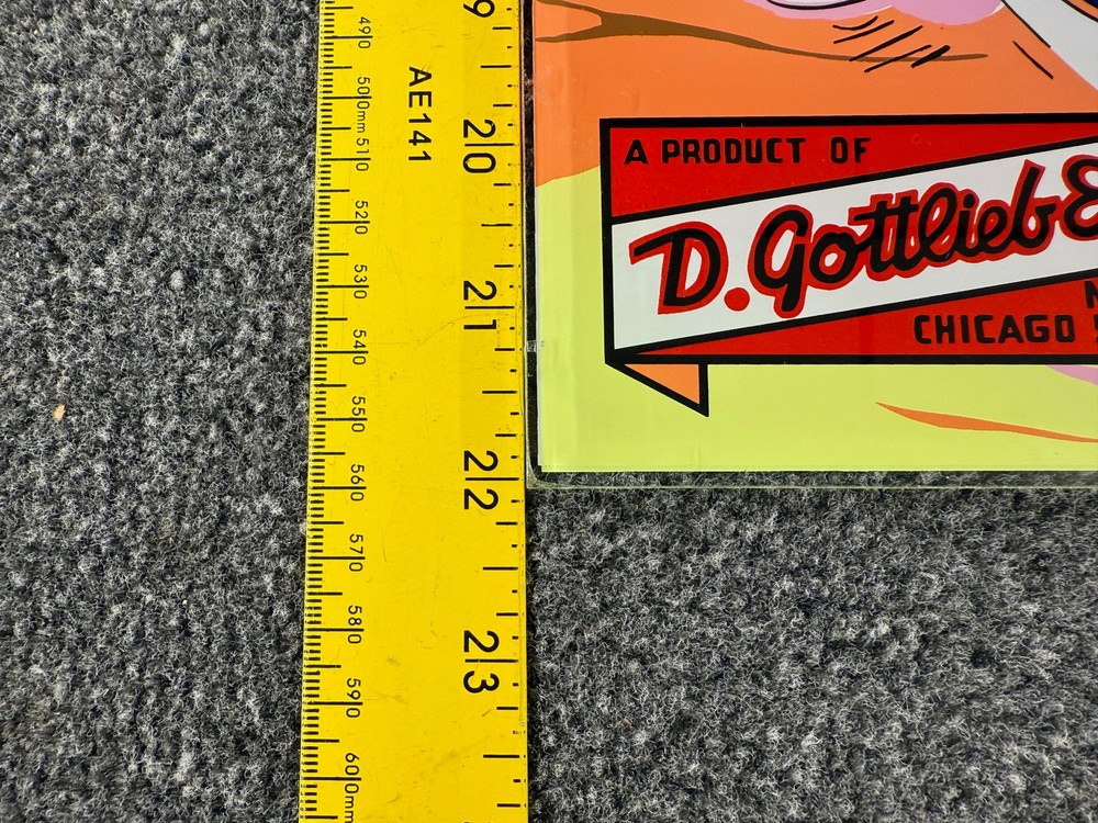 Gottlieb Wagon Train Pinball Machine Game Backglass Silkscreened NEW