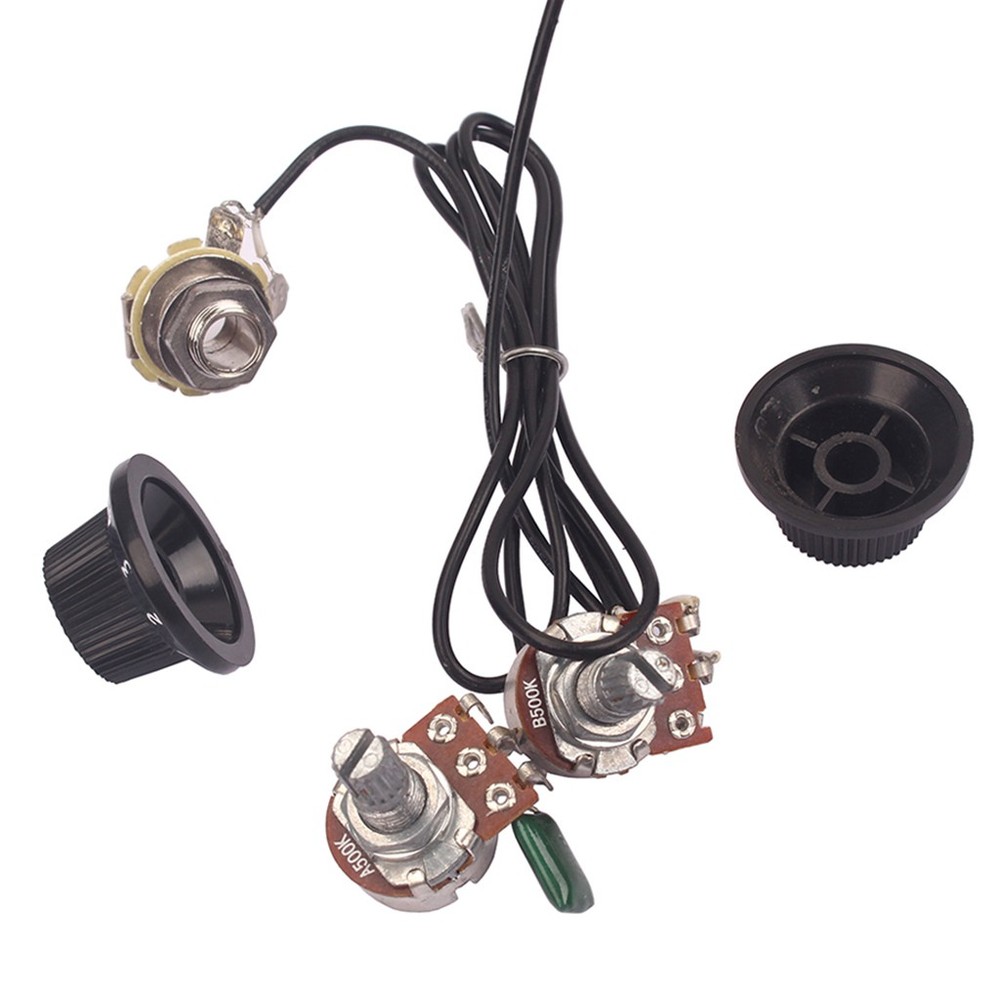 4-String Guitar Pickup Volume Control w/ Volume Button for Ukulele