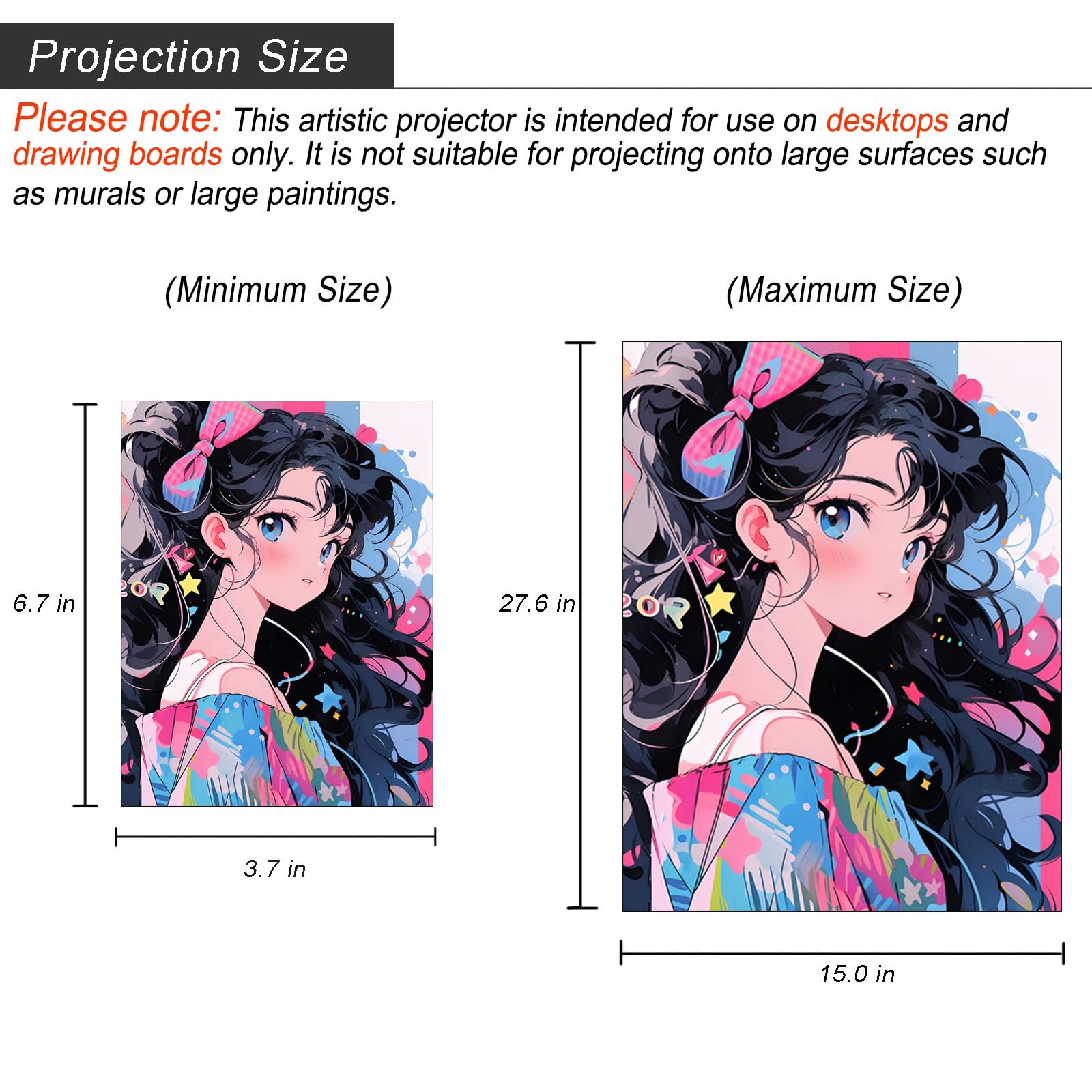 Art Projector for Tracing - Smart Sketcher Tool for Adult Artists and Bakers