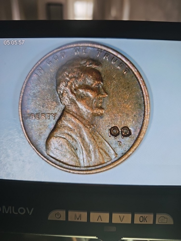 RARE 1971 “D” Lincoln Memorial Penny Error