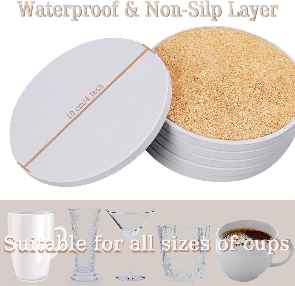 Beverage Coaster Custom Fashion Personalized Exquisite Ceramic Coasters