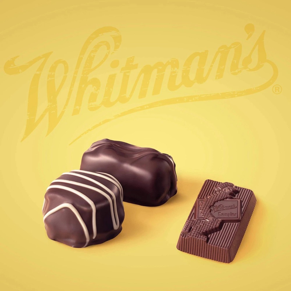 Whitman's Sampler Dark Chocolate Assortment 10 Ounce, BB 01/OCT/26
