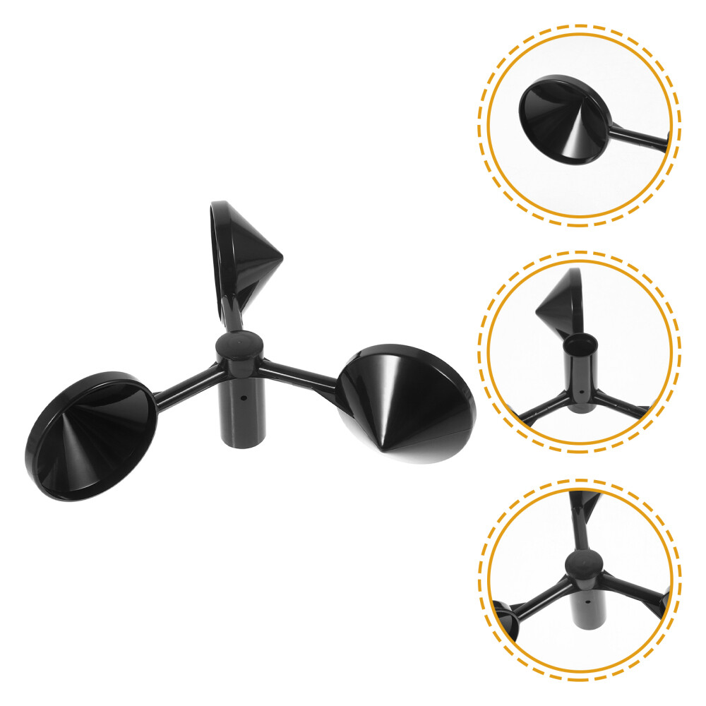 Wind Measurement Anemometer 3-Cup Wind Measurement Replacement Anemometer Cup