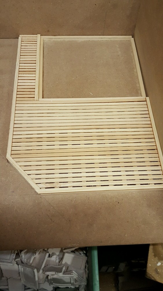 Dolls house garden scene Base