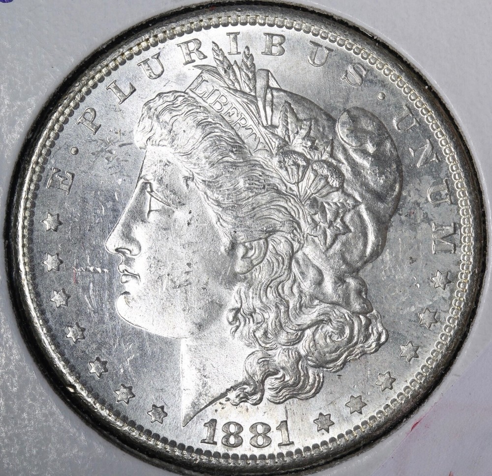 1881-S Morgan Silver Dollar BU *UNCIRCULATED* MS E378 WXHF