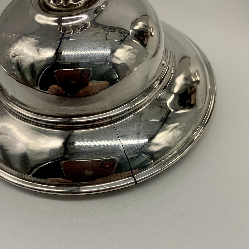 Vintage Sheridan Silverplate Canister Shabby Chic - See Photos.