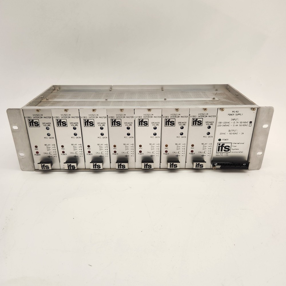 GE Security VIC5211M Video Intercom Master w/ PS-R3 Power Supply | Untested