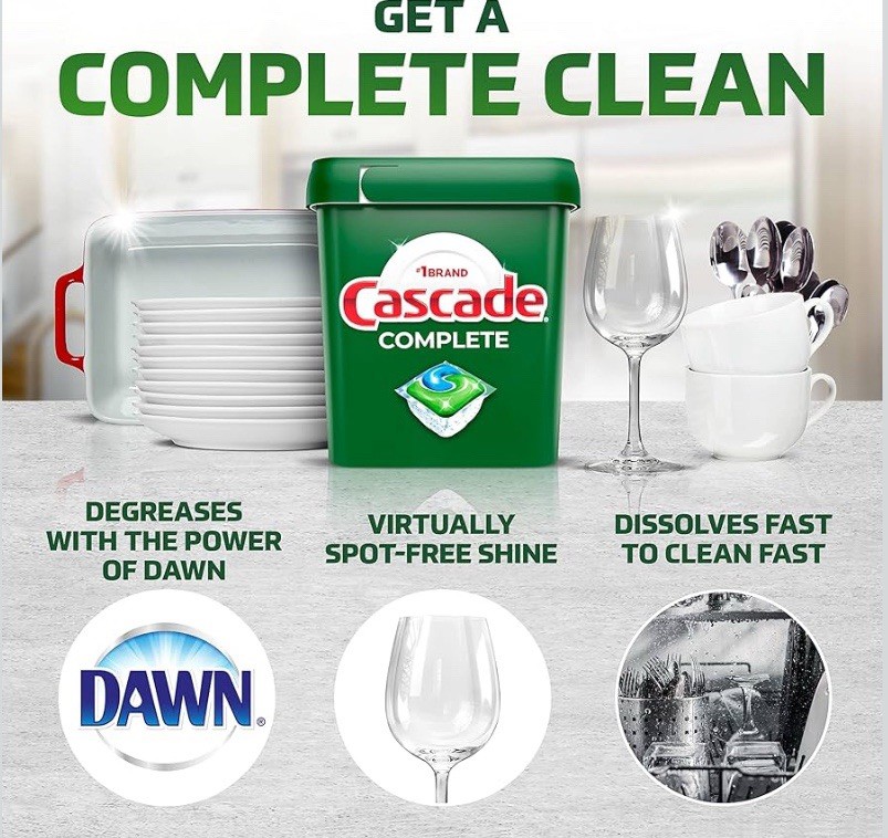 cascade dishwasher pods