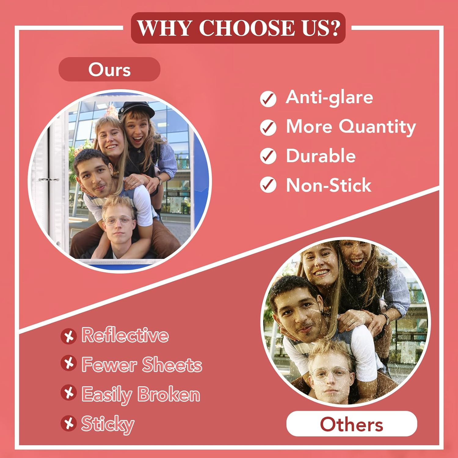 500 Pack of Heavyweight Sheet Protectors, 8.5" X 11" Heavy Duty Clear, Plasti...