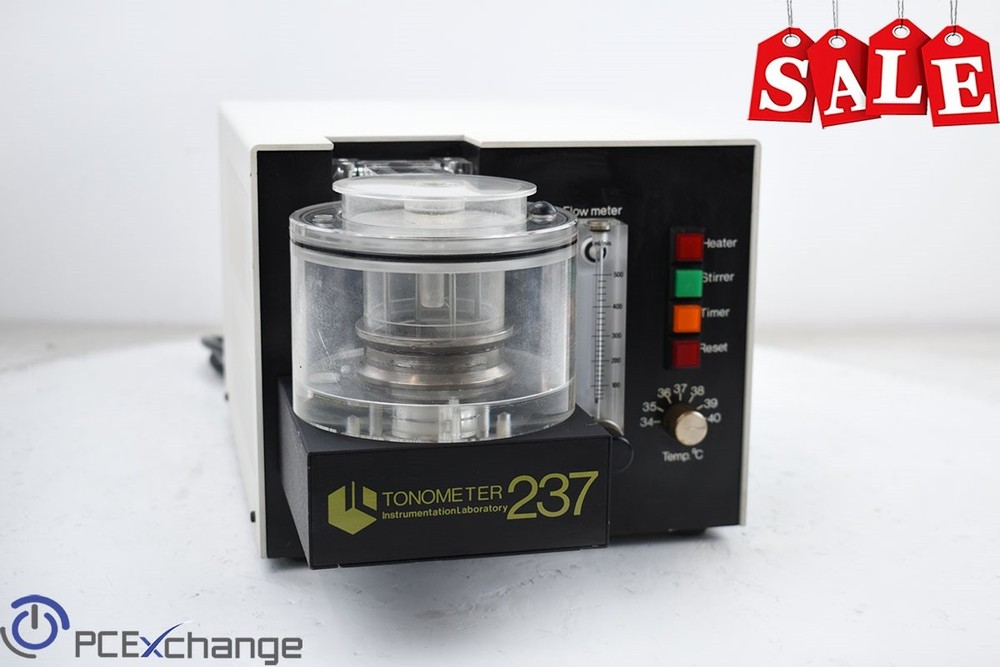 INSTRUMENTATION LABORATORY 237 Tonometer 02370-00 110VAC