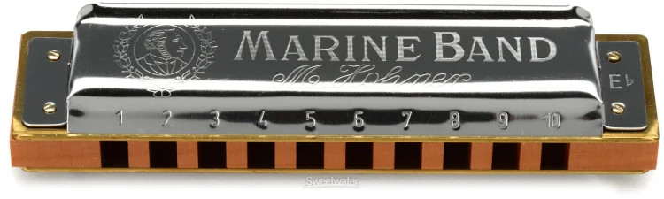 Hohner Marine Band Harmonica - Key of E Flat