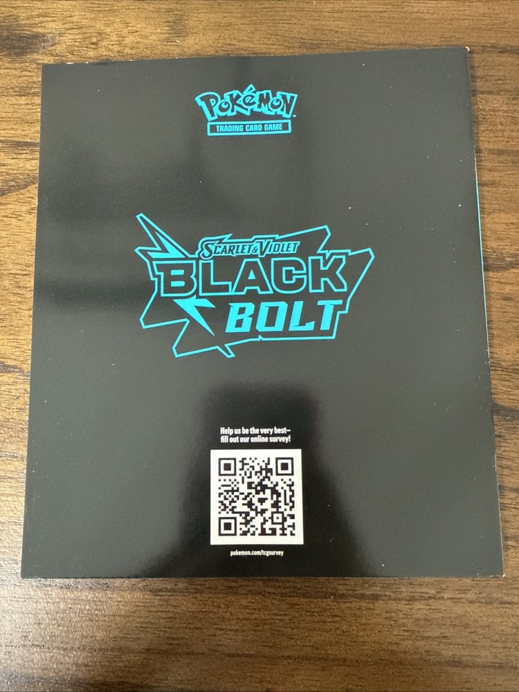 Pokémon Black Bolt Players Guide - New And Unmarked!