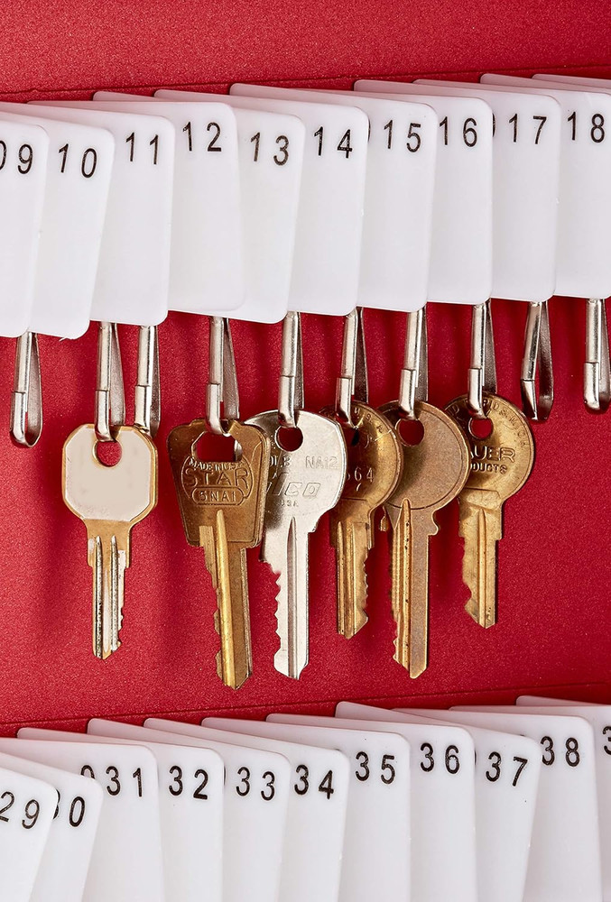 Key Holder Wall Mount - 60 Keys Lock Box with Code, Key Cabinet Wall Mount, Vale