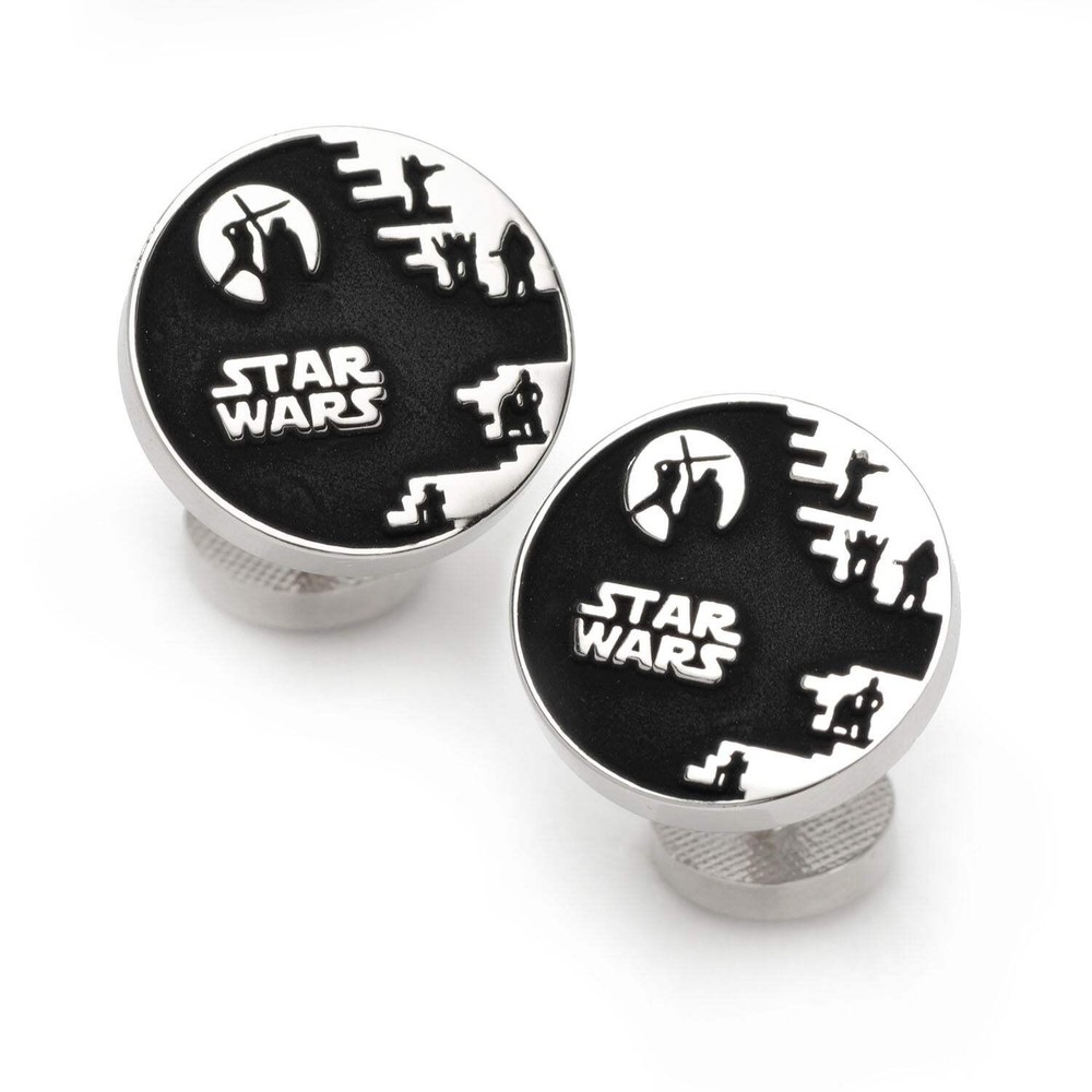 Star Wars Death Star Graphic Cufflinks