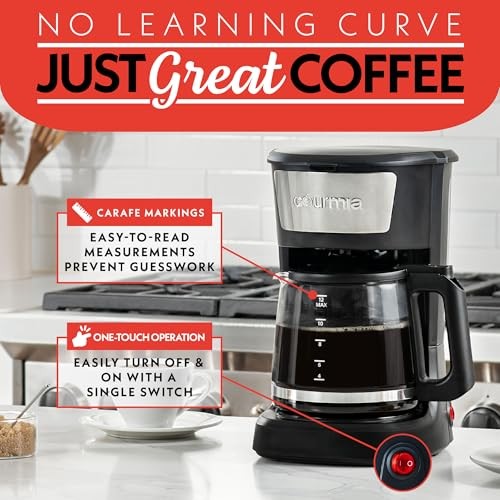 12 Cup Coffee Maker set One-Touch Programmable Machine Stainless