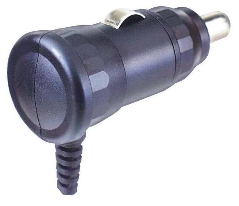 12V Cig Plug with 8A Fuse Right-Angle