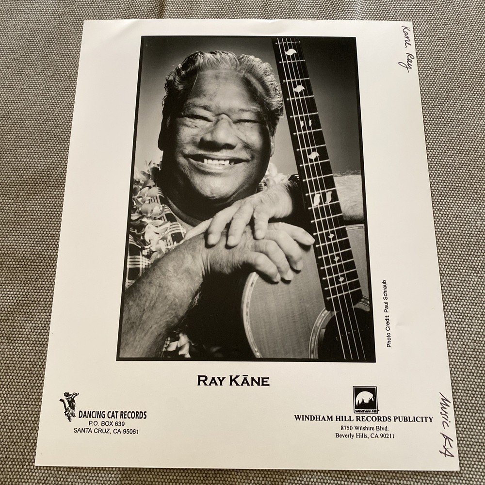 Ray Kane Press Photo 8x10”. Dancing Cat Records. See Description.