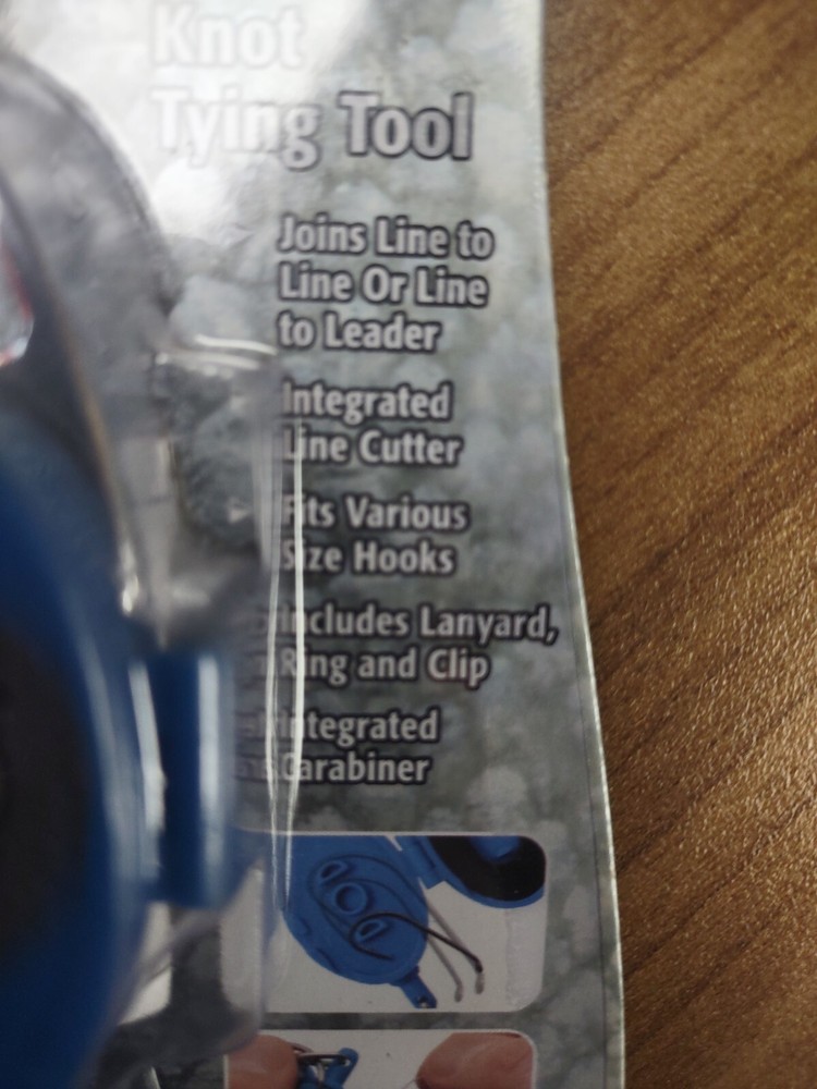 Cuda Knot Tying Tool 2.5" Blue 23079 NEW