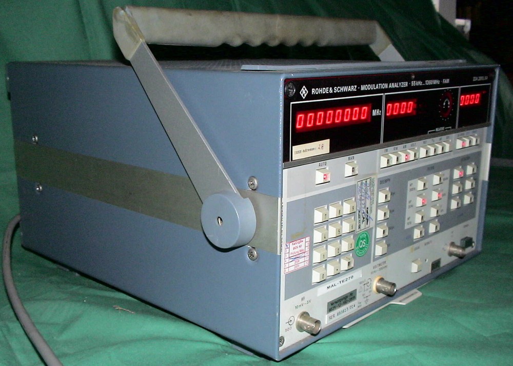 R&S Modulation Analyzer 55kHz-1360Mhz FAM Interference Modulation Frequency Distortion Ps