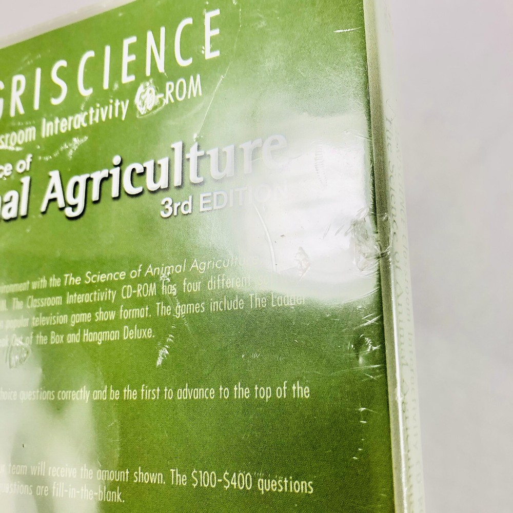 Thomson Delmar Learning Agriscience Classroom Interactive Sealed CD-ROM 3rd Ed