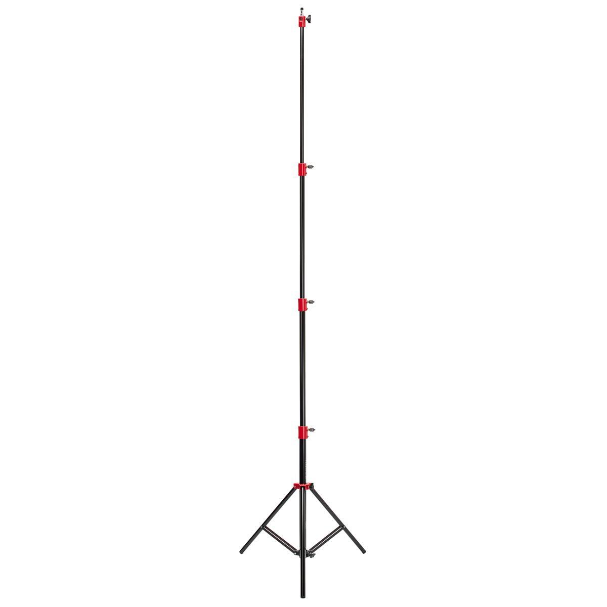 Flashpoint Pro Air-Cushioned Heavy-Duty Light Stand (Red, 9.5') #FP-S-9-RD-V2