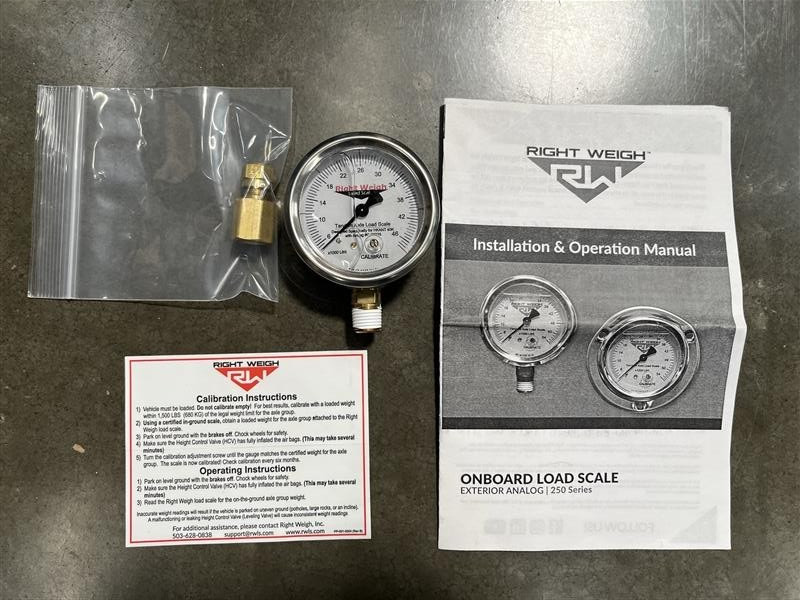 USED Right Weigh 250-HKANT40K-LM **ONLY for Hendrickson VANTRAAX HKANT40K