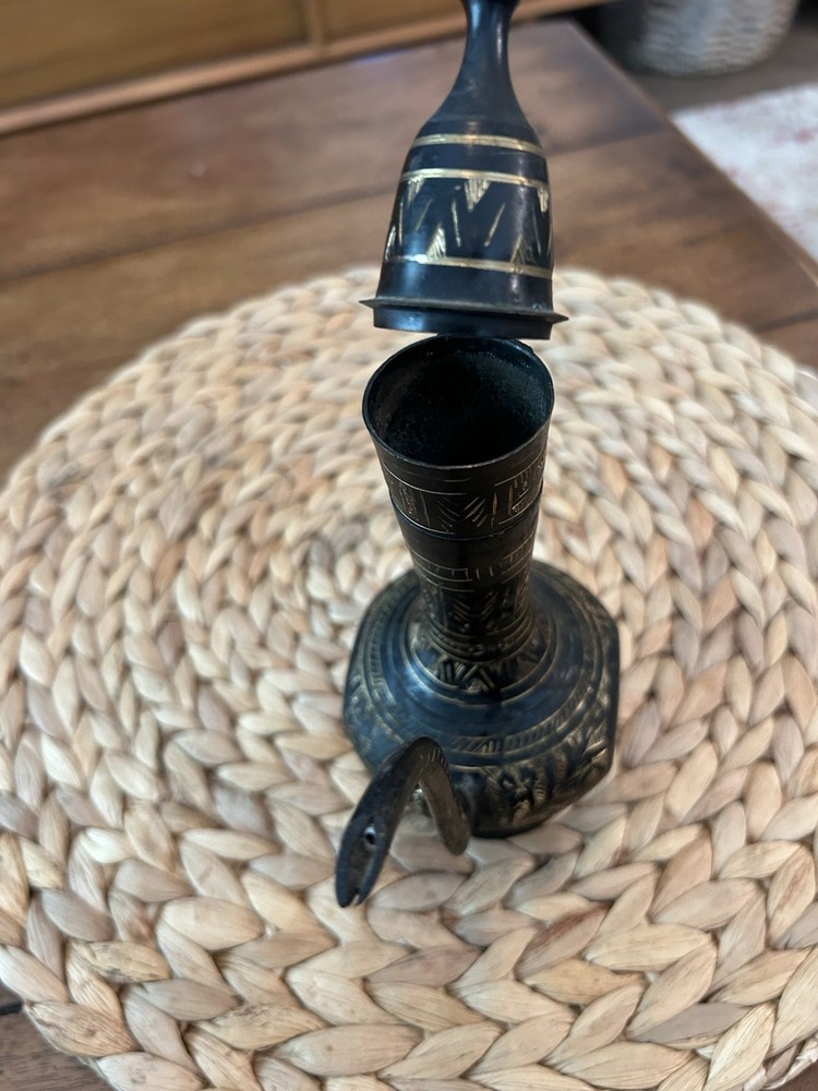 Small Solid Brass Pot Pitcher Made in India